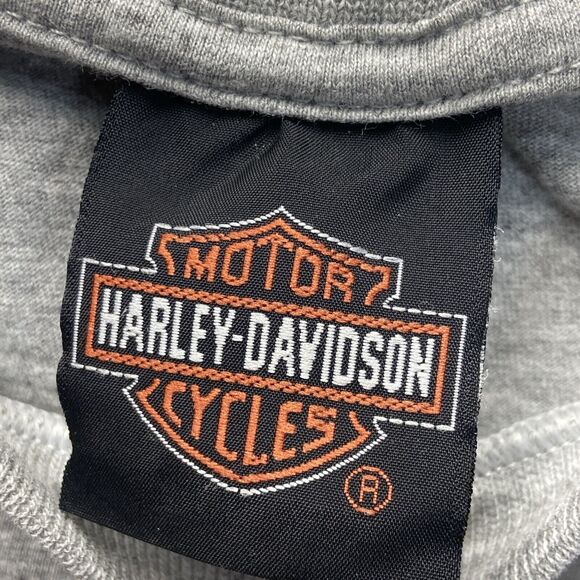Harley Davidson Sae Paulo Brazil T Shirt Gray Men’s Size XL Embroidered - Picture 3 of 6
